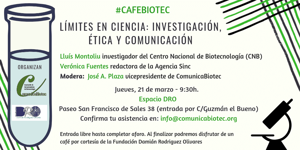 Invitación CAFEBIOTEC 21 marzo 2019